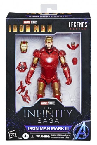 Marvel - Figura Iron Man Mark III Marvel Legends Serie