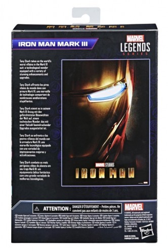 Marvel - Figura Iron Man Mark III Marvel Legends Serie