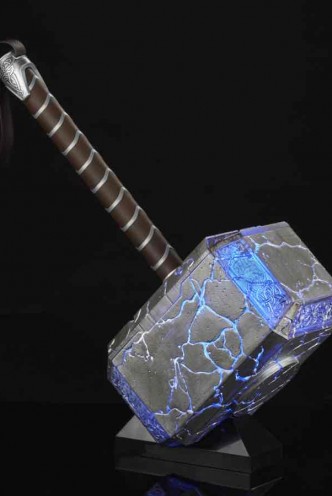 Marvel Legends Series: Réplica Electrónica Martillo Mjolnir Mighty Thor