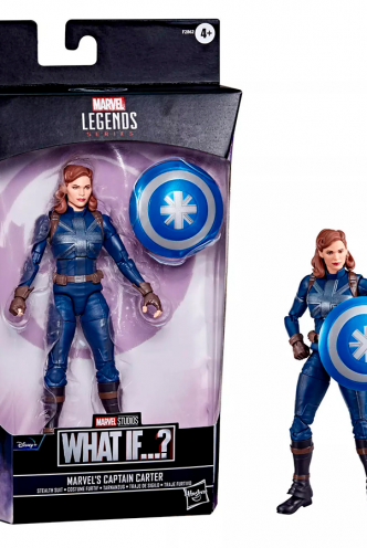 Marvel - What If ...? - Figura Captain Carter Steal Suit  Marvel Legends (Edición limitada) 