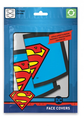 Facial-Mask - Superman Logo x2 Pack