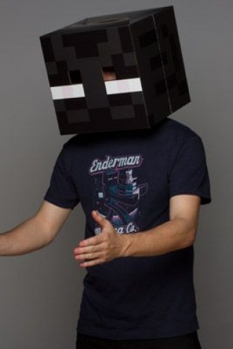 Minecraft Cabeza de Enderman 