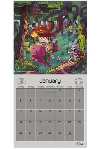 Minecraft Calendario Oficial 2014