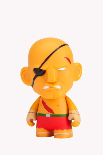 Mini Figura - Kidrobot: Street Fighter Pack Sagat