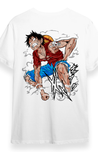 One Piece - Camiseta Made in Japan Straw Hat Pirate White