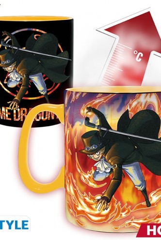 One Piece - Taza Termica Luffy & Sabo