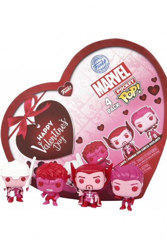 Pocket Pop! Marvel Classic Valentine Box: Pack 4