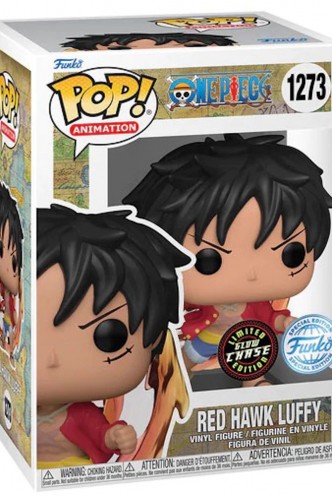 Pop! Animation: One Piece - Red Hawk Luffy (Glow Chase) Ex 