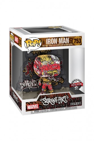 Pop! Deluxe: Marvel - Iron Man (Street Art Collection) Ex