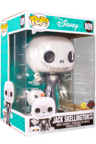 Pop! Disney: Pesadilla Antes de Navidad - Jack w/Zero (GITD) Ex 10"