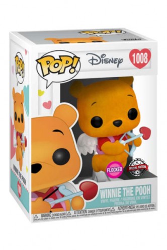 Pop! Disney: Winnie the Pooh - Winnie San Valentin (Flocked) Ex