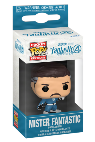 Pop! Keychain: Fantastic Four First Steps - Mister Fantastic