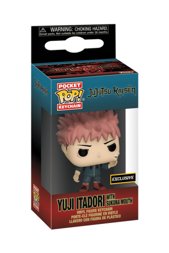 Pop! Keychain: Jujutsu Kaisen - Itadori w/ Sukuna Mouth Ex