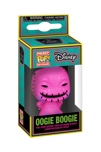 Pop! Keychain: Pesadilla antes de Navidad: Black Light - Oogie