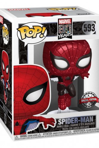 Pop! Marvel 80th: First Appearance - Spider-Man (Metallic) Ex