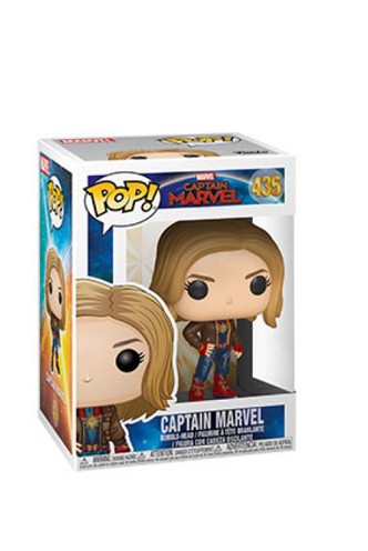 Pop! Marvel: Captain Marvel w/ Jacket Exclusiva