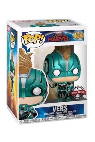 Pop! Marvel: Captain Marvel- Vers w/ Mask Ex