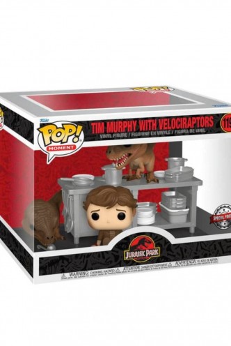 Pop! Moment: Jurassic Park - Tim Murphy w/ Velociraptors Ex