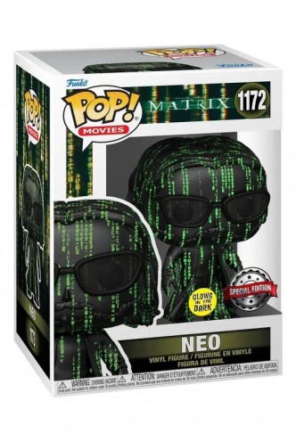 Pop! Movies: The Matrix 4 - Neo (Coded) (GITD) Ex