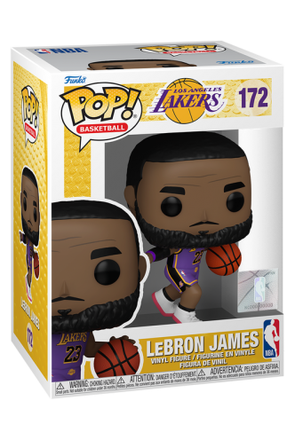Pop! NBA: Lakers - LeBron James Pointing (Purple Jersey)