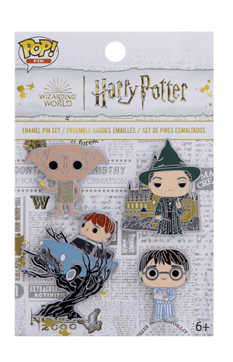 Pop! Pin: Harry Potter - Pack 4 Aniversario Cámara Secreta