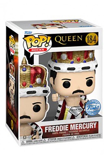 Pop! Rocks: Queen - Freddie Mercury King (DGLT) Ex