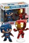 Pop! Marvel:  COLLECTOR CORPS - Capitán América & Iron Man "Civil War" EX