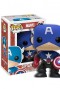 Pop! Marvel: Captain America Black Blue SDCC 2017 Exclusivo