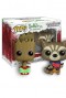 Pop! Marvel: Groot and Rocket Bobblers Hanging Christmas - Guardians of the Galaxy