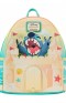 Loungefly - Mini Mochila Lilo & Stitch - Stitch Sandcastle Beach Surprise 