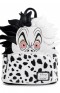 Loungefly - Disney Villains - Mini Mochila Cruella de Vil Dalmation Spots