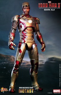 Figura Diecast - IRON MAN 3 "Mark XLII" Hot Toys 