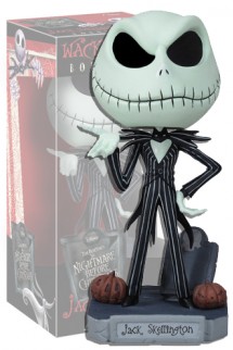 Wacky Wobbler: Pesadillas antes de Navidad  "Jack Skellington" 18cm.