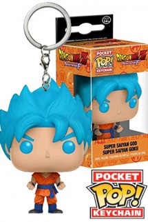 Pocket Pop! Keychain: Dragonball Z Resurrection F- Super Saiyan God Goku EX