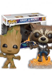 Pop! Movies: Guardianes de la Galaxia Vol. 2 - Young Groot y Rocket Blasting Pack 2