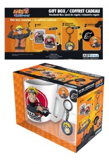 Naruto - Pack Taza + Llaveros + Insignias