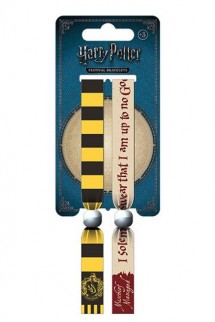 Harry Potter - Pack de 2 Pulseras de festival Hufflepuff