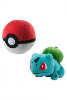 Pokemon - Peluche Bulbasaur con Poke Ball 