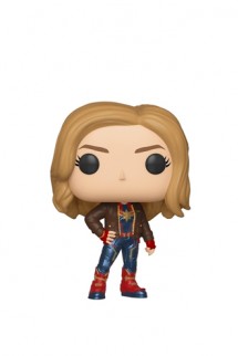 Pop! Marvel: Captain Marvel w/ Jacket Exclusiva