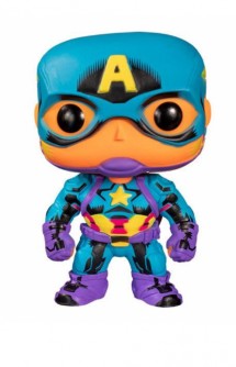 Pop! Marvel: Black Light - Capitán América