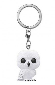 Pop! Keychain: Harry Potter -Hedwig Flocked Ex