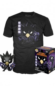 Camiseta Pop! Tees My Hero Academia Tokoyami Set de Minifigura y Camiseta (Metallic) Ex