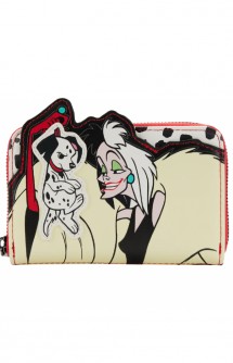 Loungefly - Cartera 101 Dalmatians Cruella Villains Scene