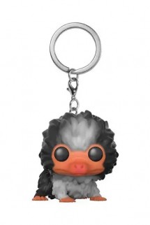 Pop! Keychain: Animales Fantásticos: Los Crímenes de Grindewald - Baby Niffler Blanco/Negro