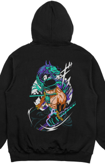 One Piece - Sudadera Oversize Made in Japan Legendary Swordman Black