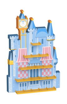 Bitty Pop! Display Cinderella's Castle