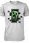 Camiseta - MINECRAFT "Creeper Inside" Blanca