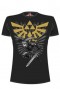 The Legend of Zelda Camiseta Negra Link