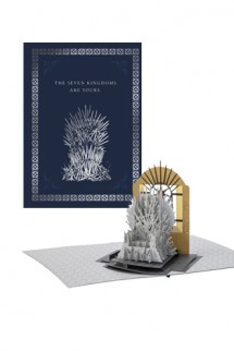 Game of Thrones - Greeting Card 4D Iron Throne