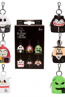 Pesadilla Antes de Navidad Llavero mini mochila Mystery Loungefly 
